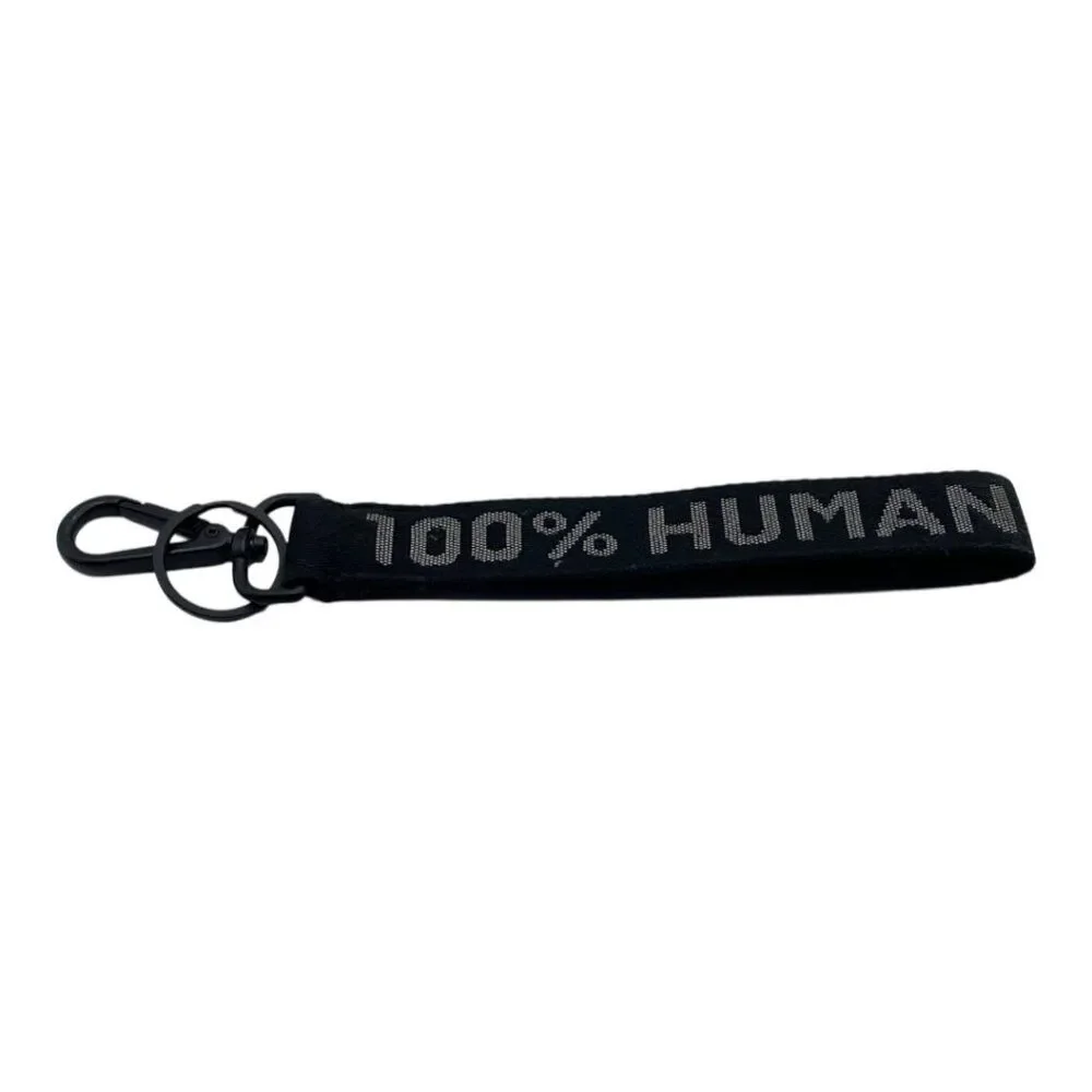 Everlane 100% Human Key Chain Keychain Black / Gray